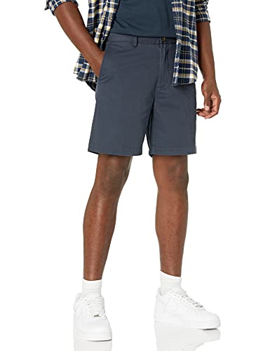 Pantalones Cortos Chino de Hombre Slim-Fit de 7 Essentials, Color Azul Marino, Talla 32 - imagen 1