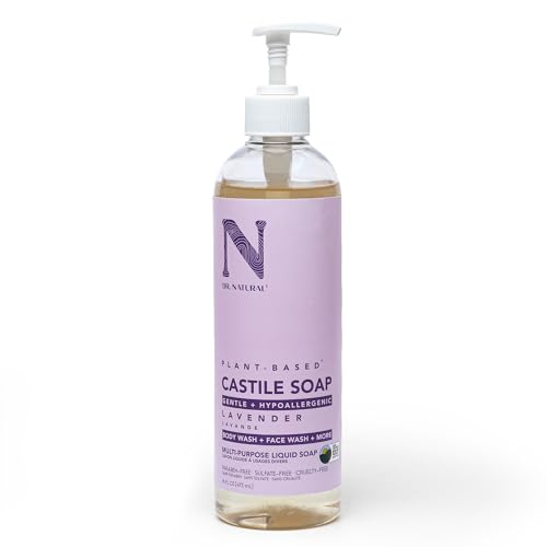 Jabón Líquido de Castilla Dr. Natural - Gel de Ducha, Champú y Limpiador Facial Multiusos - Jabón Hidratante para Piel, Cabello, Mascotas y Hogar - - imagen 1