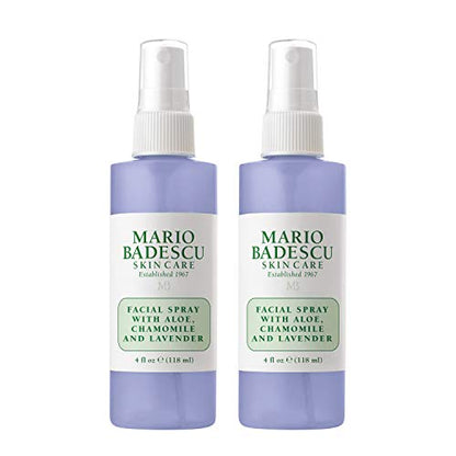 Spray Facial Mario Badescu con Aloe, Manzanilla y Lavanda para Todo Tipo de Piel | Bruma Hidratante que Restaura el Equilibrio y Brillo | 4 FL OZ, 2 - imagen 1