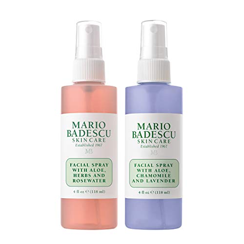 Spray Facial Mario Badescu con Aloe, Agua de Rosa y Manzanilla - Dúo de Lavanda para Rostro, Cuello o Cabello, Bruma Hidratante, 4 Fl Oz (Paquete de - imagen 4
