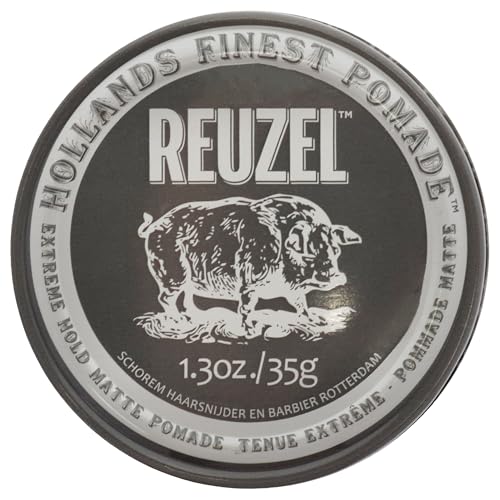 Pomada REUZEL Extreme Hold Matte, Fijación Fuerte Todo el Día, Acabado Mate, Soluble en Agua, Fácil de Lavar, Para Todo Tipo de Cabello - imagen 3