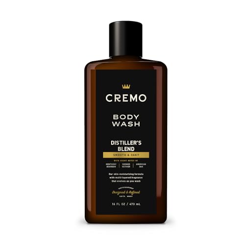 Cremo Gel de Ducha para Hombre, Mezcla Elevada con Notas de Bourbon de Kentucky, Vetiver Ahumado y Roble Americano, 16 Fl Oz - imagen 4