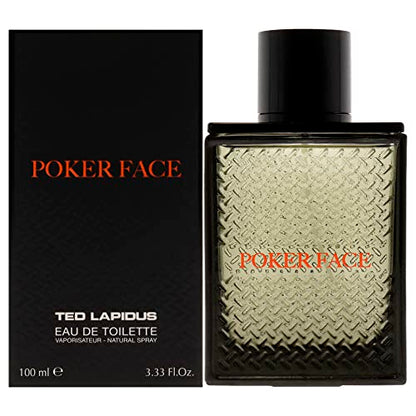 Ted Lapidus Poker Face Eau de Toilette Spray para Hombre 3.4 oz - imagen 4
