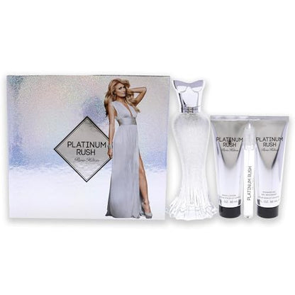Set de Regalo Paris Hilton Platinum Rush para Mujeres, 4 Piezas: Spray EDP 3.4 oz, Spray EDP 0.33 oz, Loción Corporal 3 oz, Gel de Ducha 3 oz - imagen 4