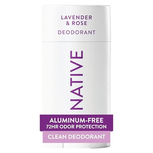 Desodorante Native con Ingredientes Naturales, Control de Olores por 72 Horas, Desodorante Unisex, Libre de Aluminio, Lavanda y Rosa 2.65oz - imagen 2