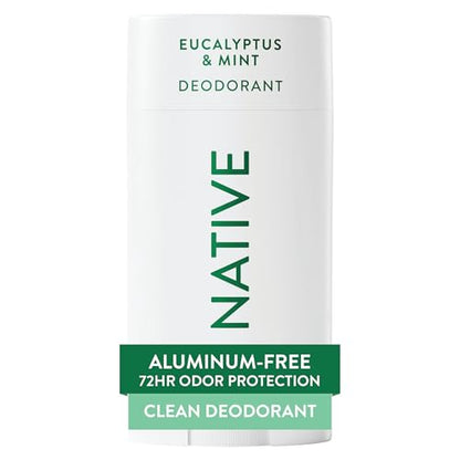 Desodorante Native con Ingredientes Naturales, Control de Olores por 72 Horas, Desodorante Unisex Sin Aluminio, Eucalipto y Menta 2.65oz - imagen 1