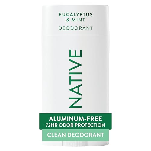 Desodorante Native con Ingredientes Naturales, Control de Olores por 72 Horas, Desodorante Unisex, Sin Aluminio, Eucalipto y Menta 2.65oz - imagen 3