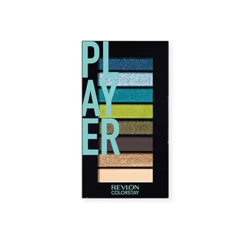 Paleta de Sombras Revlon ColorStay Looks Book, Altamente Pigmentada en Acabados Mate y Metálicos, 910 Player, 0.12 Oz - imagen 1