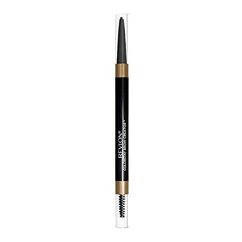 Lápiz de Cejas Revlon Colorstay con Polvo y Cepillo Spoolie para Rellenar, Definir y Esculpir Cejas Perfectas, Grafito (645) 0.23 oz - imagen 3