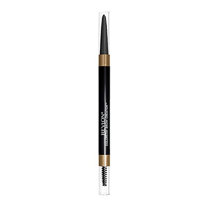 Lápiz de Cejas Revlon Colorstay con Polvo y Cepillo Spoolie para Rellenar, Definir y Esculpir Cejas Perfectas, Grafito (645) 0.23 oz - imagen 3