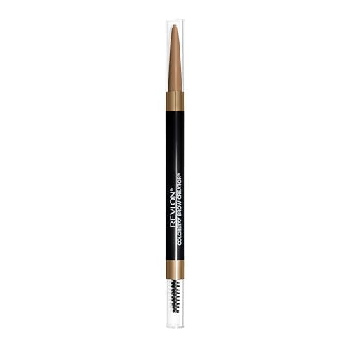 Revlon ColorStay Creador de Cejas, Lápiz y Polvo 2 en 1 con Cepillo Spoolie, Resistente al Agua y de Larga Duración, 600 Rubia, 0.003 oz - imagen 4