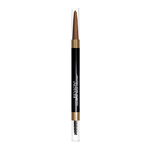 Revlon ColorStay Creador de Cejas, Lápiz y Polvo 2 en 1 con Cepillo, Resistente al Agua y de Larga Duración, 605 Marrón Suave, 0.003 oz - imagen 1