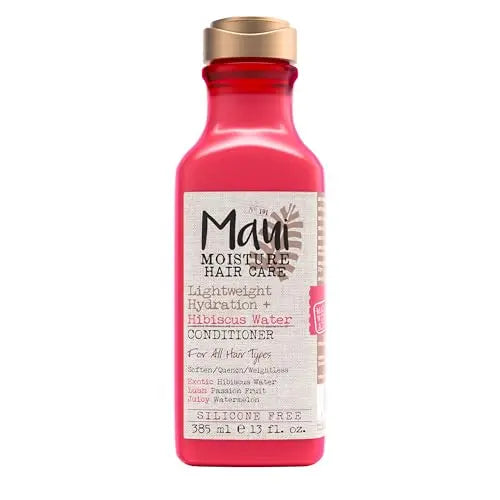 Acondicionador Hidratante Ligero Maui Moisture con Agua de Hibisco, Suaviza y Hidrata el Cabello con Aloe Vera, Vegano y Libre de Silicona, 13 Fl Oz - imagen 1