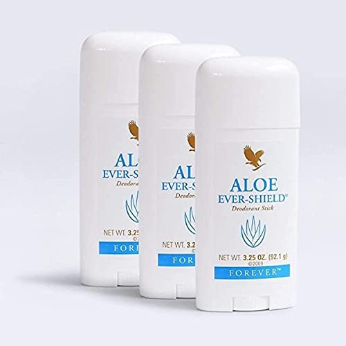 Forever Living - Aloe Ever-Shield - Desodorante sin aluminio con aloe calmante para piel sensible - 3.25 oz Stick (Paquete de 3) - imagen 1