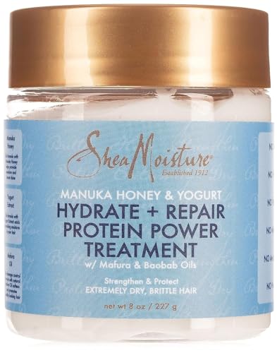 Shea Moisture Manuka Honey y Yogur Tratamiento Hidratante y Reparador con Proteínas para Unisex, 8 Onzas - imagen 1