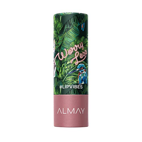 Labial Almay Lip Vibes con Aceite de Vitamina E y Manteca de Karité, Acabado Mate, Hipoalergénico, Worry Less, 0.14 Oz - imagen 3
