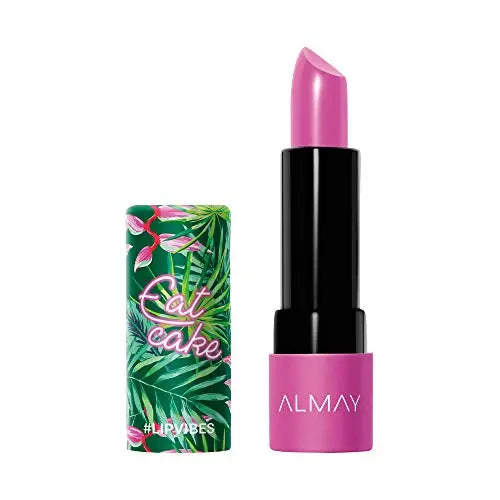 Labial Almay Lip Vibes con Aceite de Vitamina E y Manteca de Karité, Acabado Mate, Hipoalergénico, Sabor Pastel, 0.14 Oz - imagen 1
