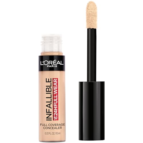 Corrector Mate Infallible de L'Oreal Paris, Cobertura Total, Waterproof, Bisque, 0.33 fl. oz. - imagen 3