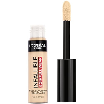 Corrector Mate Impermeable L'Oreal Paris Makeup Infallible Full Wear, Cobertura Total, Marfil, 0.33 fl. oz. - imagen 2
