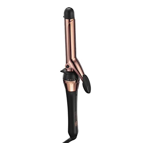 CONAIR INFINITIPRO Plancha de Cabello Rizada de Titanio Rosa Dorado de 1 Pulgada, Barril de 1 Pulgada para Rizos Clásicos en Cabello Corto, Medio y - imagen 1