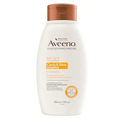Champú Aclarador Aveeno de Vinagre de Sidra de Manzana, Mejora del Brillo, 12 fl oz - imagen 1
