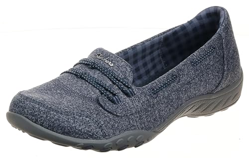 Skechers Zapatos Breathe-Easy para Mujer - Good Influence, Color Marino, Talla 5 - imagen 2