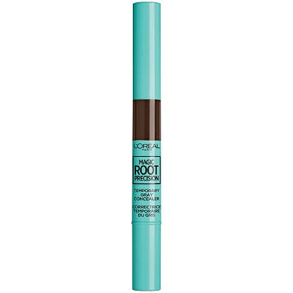 L'Oreal Paris Magic Root Precision Corrector Temporal para Cabello Canoso, 5 Marrón Medio, 0.05 fl oz. - imagen 1