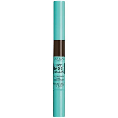 L'Oreal Paris Magic Root Precision Corrector Temporal para Cabello Canoso, 4 Marrón Oscuro, 0.05 fl oz. - imagen 1