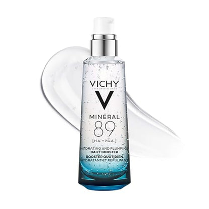 Vichy Mineral 89 Booster, Suero de Ácido Hialurónico Puro con Ácido Poliglutámico para Reparación de Barrera Cutánea, Hidratante Ligero, Sin Aceite, - imagen 4