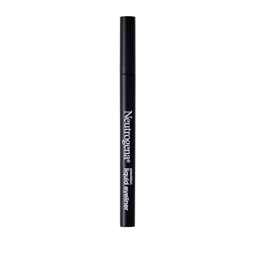 Eyeliner Líquido Neutrogena Precision con Miel y Coco, Hipoalergénico, Resistente al Agua y a las Manchas, Aplicación Precisa, Negro Intenso, 0.013 - imagen 1