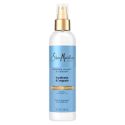 Acondicionador Sin Enjuague Multi-Acción Shea Moisture Miel de Manuka y Yogur para Cabello Dañado Spray 8 Oz - imagen 4