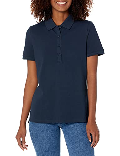 Camisa Polo de Manga Corta para Mujer Essentials, Color Marino, Talla S - imagen 1