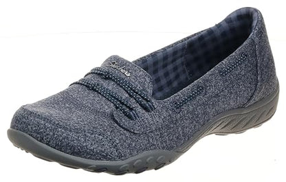 Skechers Mujer Breathe-easy - Good Influence, Color Marino, Talla 6.5 - imagen 3