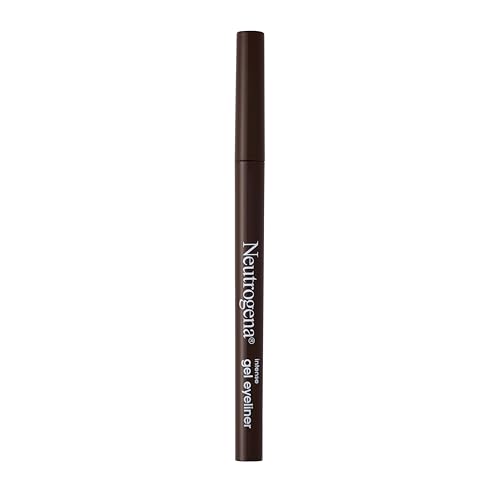 Eyeliner en Gel Intenso Neutrogena, Maquillaje de Ojos con Vitamina E Antioxidante, Resistente al Agua y Difuminado, Marrón Oscuro, 0.004 oz - imagen 3