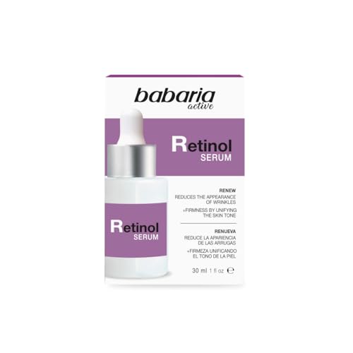 Suero Facial de Retinol Babaria, 30 ml - Hidratante Facial Antienvejecimiento - Reduce Arrugas, Mejora la Firmeza y Elasticidad - Fórmula Vegana de - imagen 1