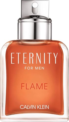 Calvin Klein Eternity Flame Eau de Toilette para Hombre - Fragancia Duradera con Notas de Ámbar y Cuero, 3.4 Fl. Oz - imagen 1