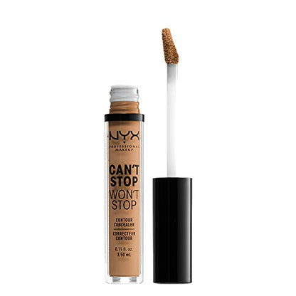 NYX PROFESSIONAL MAKEUP Corrector Contour Can't Stop Won't Stop, Cobertura Completa 24h, Acabado Mate - Miel Dorada - imagen 1