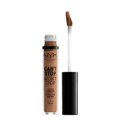 NYX PROFESSIONAL MAKEUP Corrector Contour Can't Stop Won't Stop, Cobertura Completa 24h Acabado Mate - Caoba - imagen 3