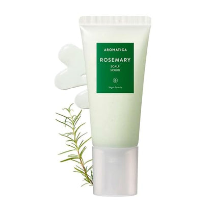 AROMATICA Exfoliante de Cuero Cabelludo de Romero 165g, Tratamiento para Cuero Cabelludo, Scrub Capilar para Cuero Cabelludo Graso y Caspa - imagen 4