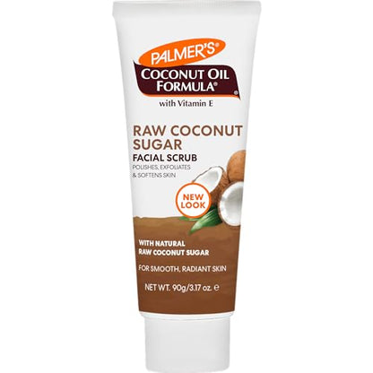 Exfoliante Facial Palmer's Coconut Oil Formula con Azúcar de Coco, 3.17 Onzas, Suaviza y Calma con Manzanilla, Elimina Impurezas y Células Muertas - imagen 3