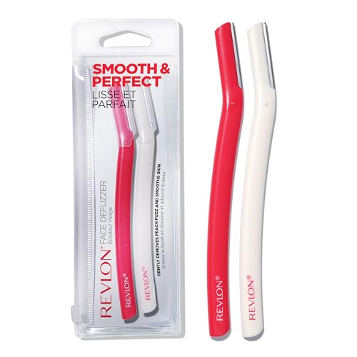 Revlon Face Defuzzers, Cuchillas de Alta Precisión para Depilación y Dermaplanado, Piel Suave, Acero Inoxidable, Paquete de 2 - imagen 4