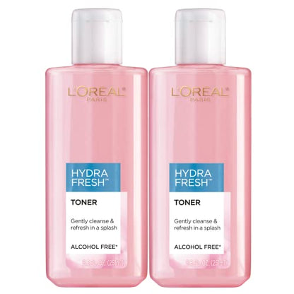 Tónico Facial L'Oreal Paris Skincare HydraFresh con Pro-Vitamina B5 para un Cutis Más Suave y Brillante, Paquete de 2 - imagen 1