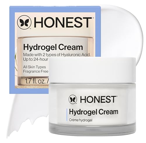 Crema Hidrogel Honest Beauty con Ácido Hialurónico, Hidratante Ligero, Suave para Piel Sensible, Sin Fragancia, Vegana, 1.7 fl oz - imagen 2