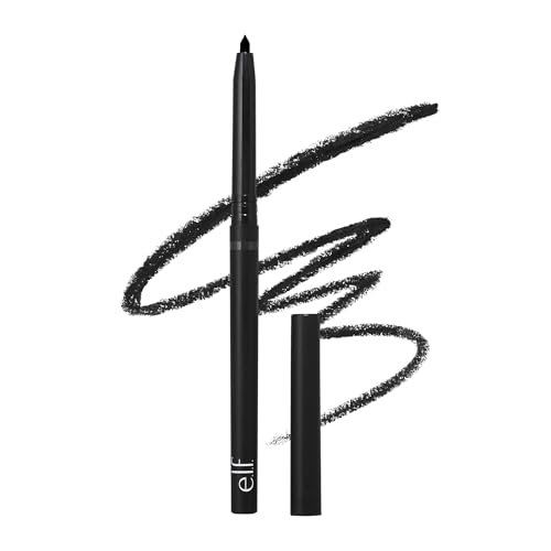 e.l.f. Lápiz de Ojos Retráctil No Budge, Cremoso, Ultra Pigmentado y Resistente al Agua, Define Líneas Negras, Vegano y Libre de Crueldad - imagen 4