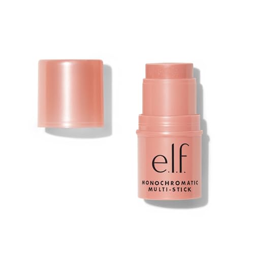 e.l.f. Monochromatic Multi Stick, Tamaño de Viaje, Color Cremoso y Mezclable, Para Ojos, Labios y Mejillas, Vegano y Libre de Crueldad, Durazno - imagen 1