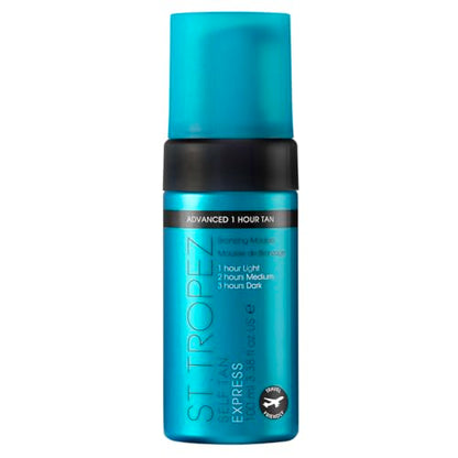 Mousse Autobronceadora St.Tropez Self Tan Express, Bronceado Rápido en 1-3 Horas, Acabado Sin Rayas, Vegano, Natural y Libre de Crueldad, 100 ml - imagen 1