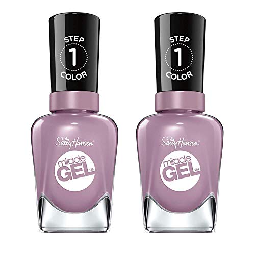 Sally Hansen Miracle Gel™ Street Flair, Esmalte de Uñas Morado, Fórmula Gel Duradera, Sin Necesidad de Lámpara UV - imagen 1