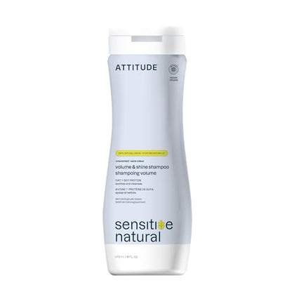 Champú ATTITUDE para Cuero Cabelludo Seco Sensible, Verificado por EWG, Avena Calmante, para Cabello Fino, Ingredientes Naturales, Vegano y a Base de - imagen 2