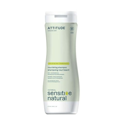 Champú ATTITUDE para Cuero Cabelludo Seco Sensible, Verificado por EWG, Avena Calmante, Cabello Seco y Dañado, Ingredientes Naturales, Vegano, Aceite - imagen 2