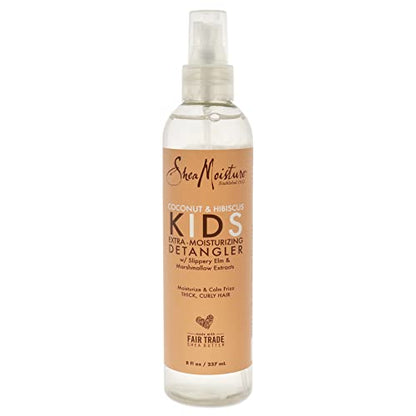 SheaMoisture Kids Detangler Hidratante Extra de Coco y Hibisco para Cabello Rizado, Cuidado con Manteca de Karité, 8 oz - imagen 2